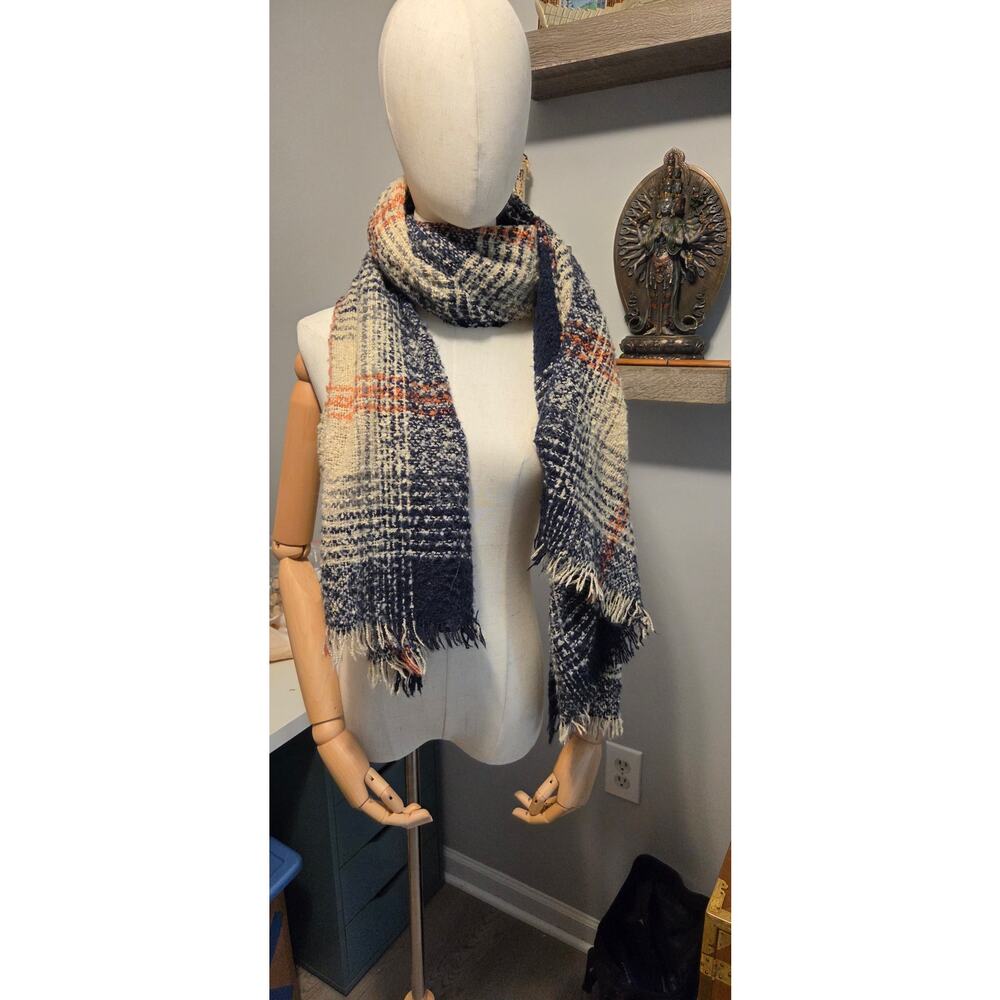 Large 72x25 Scarf Wrap Tartan Plaid